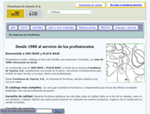 Tablet Screenshot of orobase.es